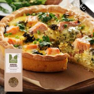 Rezept Lachs Quiche Speicher & Consorten Hamburger Fischgewürz