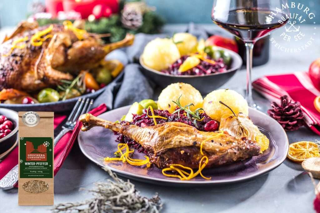 Wacholdergans Apfel-Rotkohl Winterpfeffer Speicher & Consorten Rezept