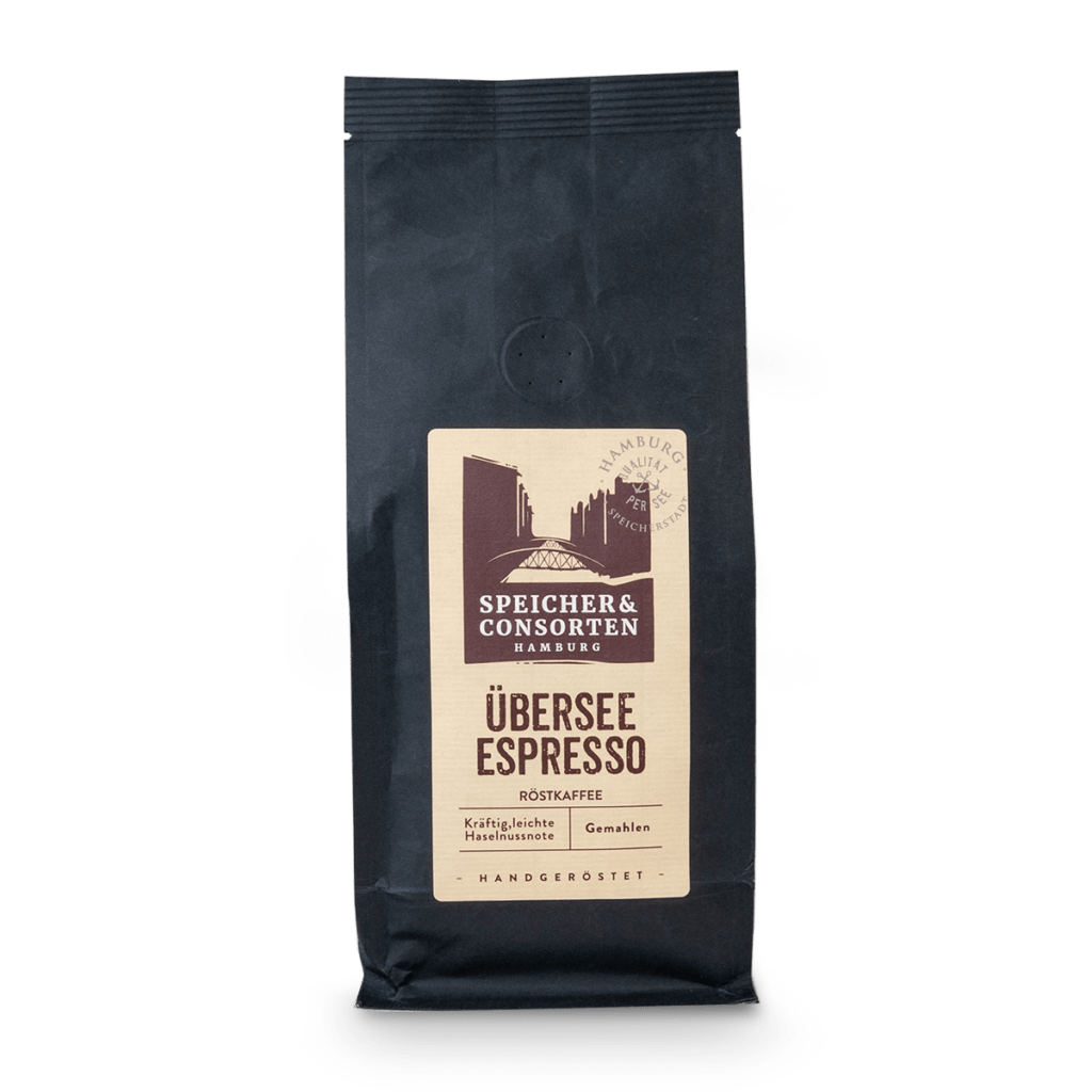 Übersee Espresso Speicher & Consorten, handgeröstet