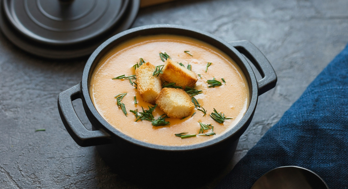 Kartoffelsuppe mit Coutons | Speicher & Consorten