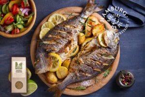 Gegrillte Dorade mit Fischgewürz Speucher 6 Consorten