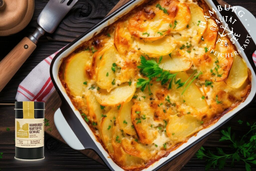 Rezept Kartoffelauflauf von Speicher & Consorten