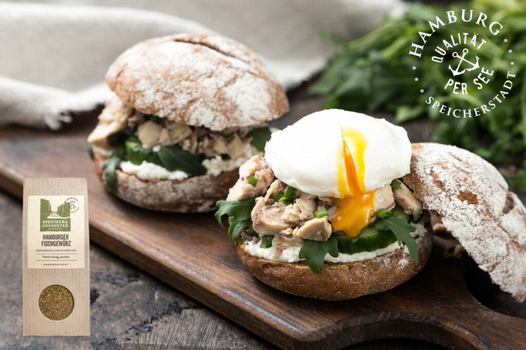 Rustikale Thunfisch Burger von Speicher & Consorten