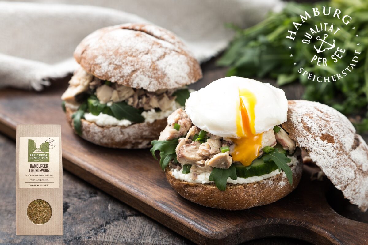 Rustikale Thunfisch Burger von Speicher & Consorten