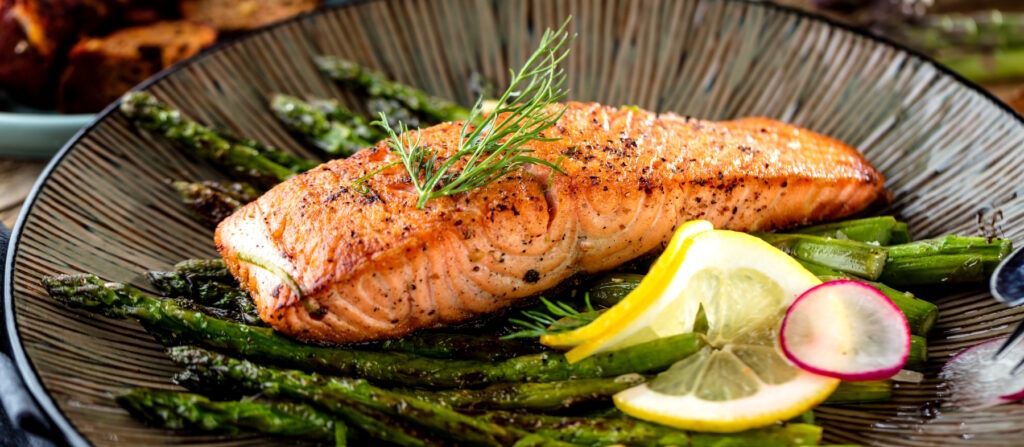 Lachs mit Spargel