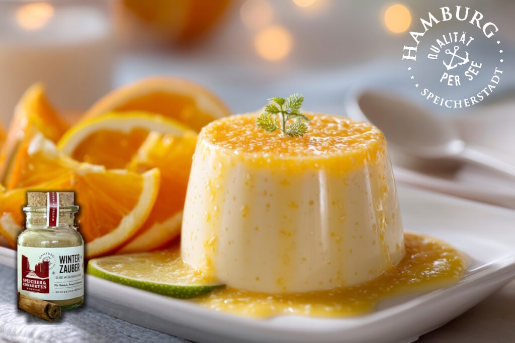 Pannacotta mit Orangenkompott | Speicher & Consorten